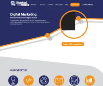 Hookedonmedia.com(Digital Marketing Cornwall) Screenshot