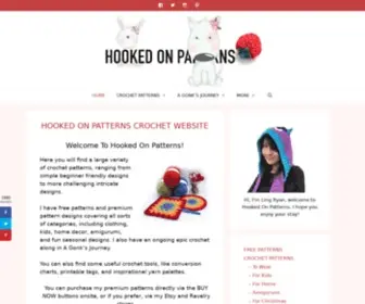 Hookedonpatterns.com(Hooked On Patterns) Screenshot