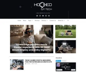 Hookedontech.com(Discover a new perspective on Tech with information that matters. Our aim) Screenshot