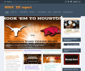 Hookemreport.com Screenshot