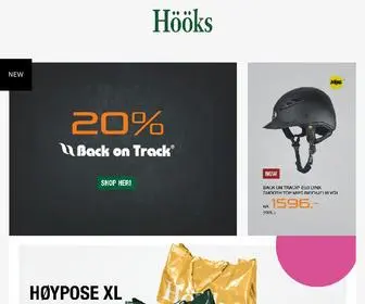 Hooks.no(Hestesportsutstyr på nett og i butikk) Screenshot