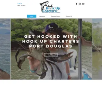 Hookupfishing.com.au(Hook Up Fishing Charters) Screenshot