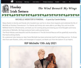 Hooley-Irish-Setters.co.uk(The Wind Beneath My Wings) Screenshot