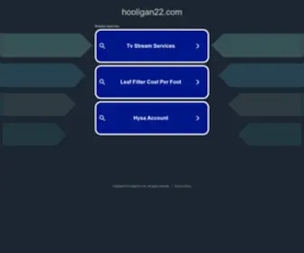 Hooligan22.com(Hooligan 22) Screenshot