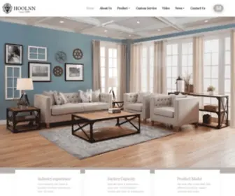 Hoolnn.com(Custom Made Solid Wood Furniture Manufacturers) Screenshot