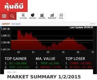 Hoondb.com(หุ้นดีบี) Screenshot