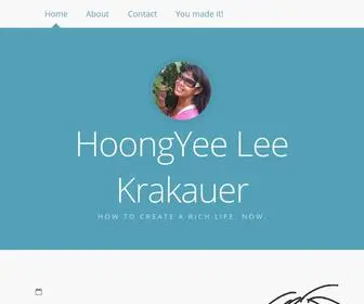 Hoongyee.com(HoongYee Lee Krakauer) Screenshot