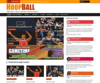 Hoop-Ball.com(NBA News) Screenshot