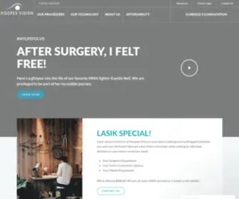 Hoopesvision.com(LASIK and Cataract Surgery in Salt Lake City) Screenshot