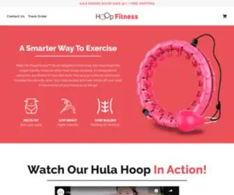 Hoopfitnessco.com(Smart Weighted Hula Hoop) Screenshot