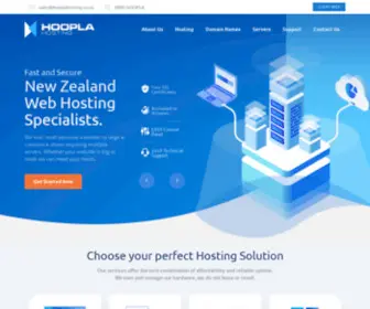 Hooplahosting.com(Web Hosting NZ) Screenshot