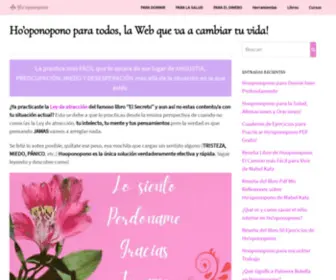 Hooponoponoparatodos.com(▷▷) Screenshot