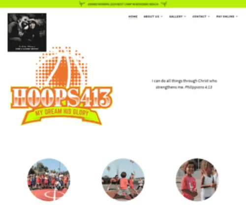 Hoops413.com(Basketball Training) Screenshot