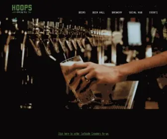 Hoopsbrewing.com(Independent Brewery in Duluth's Canal Park) Screenshot