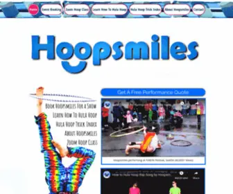 Hoopsmiles.com(Hula Hoop Dance Performer) Screenshot