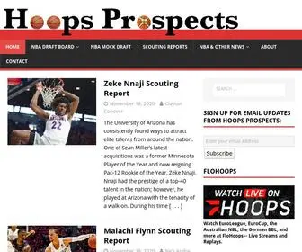 Hoopsprospects.com(Hoops Prospects) Screenshot