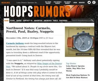 Hoopsrumors.com(NBA Rumors) Screenshot