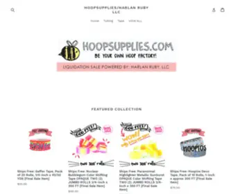 Hoopsupplies.com(HoopSupplies/Harlan Ruby LLC) Screenshot