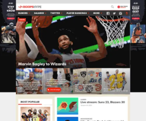 Hoopsworld.com(NBA Rumors) Screenshot