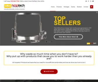 Hooptechproducts.com(Embroidery Machine Accessories) Screenshot