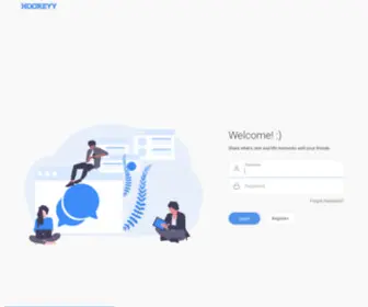 Hooreyy.com(Social media company) Screenshot