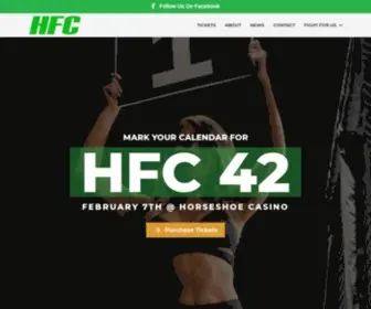 Hoosierfight.club(Indiana based Mixed Martial Arts promotion Hoosier Fight Club) Screenshot