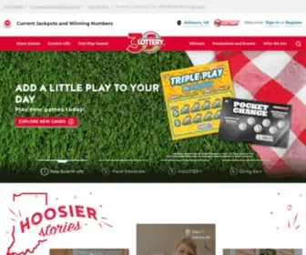 Hoosierlottery.com Screenshot