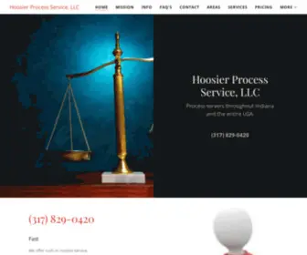 Hoosierprocessservice.com(Hoosier Process Service) Screenshot