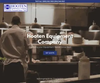 Hootenequipmentcompany.com(Restaurant and Convenience Store Equipment) Screenshot