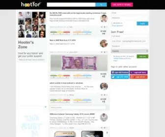 Hootfor.com(Hoot for Anythings) Screenshot