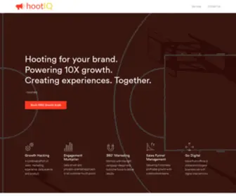 Hootiq.com(Digital Marketing Company in India) Screenshot