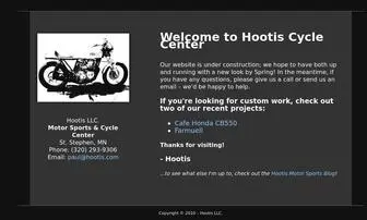 Hootis.com(Hootis Cycle Center) Screenshot