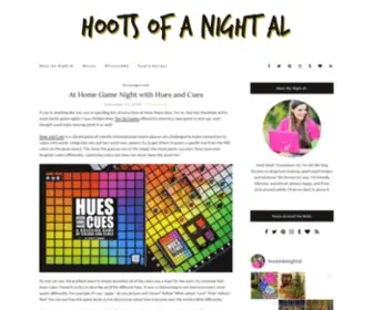 Hootsofanightal.com(Hoots of a Night Al) Screenshot