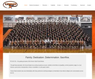 Hooverband.com(Hoover High School Band) Screenshot