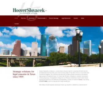 Hooverslovacek.com(Hoover Slovacek) Screenshot