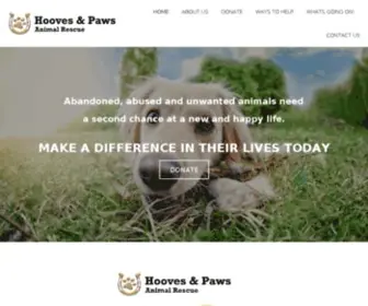 Hoovesandpaws.org(HOOVESANDPAWS) Screenshot