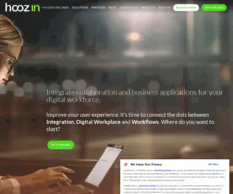 Hoozin.com(Digital Workplace) Screenshot