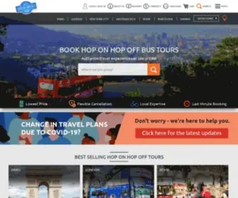 Hop-ON-Hop-OFF-Bus.com(Book Hop On Hop Off Bus Tours at Low Prices) Screenshot