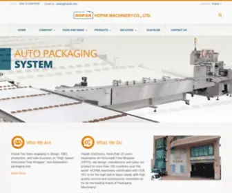 Hopak.com(HOPAK MACHINERY CO) Screenshot
