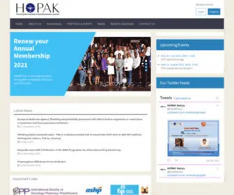 Hopak.or.ke(Hospital Pharmacists Association of Kenya (HOPAK)) Screenshot