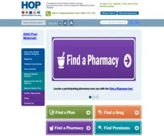 Hopbenefits.com(PSERS-HOP) Screenshot