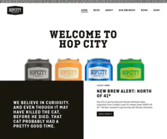 Hopcity.com(Hop City Brewing Co) Screenshot