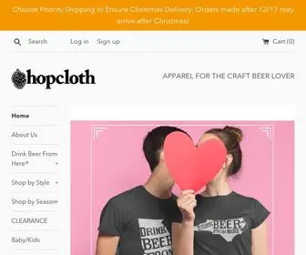 Hopcloth.com(Craft Beer T) Screenshot