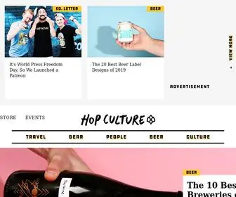 Hopculture.com(Hop Culture) Screenshot
