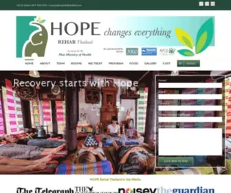 Hope-Rehab-Center-Thailand.com(Hope Rehab) Screenshot