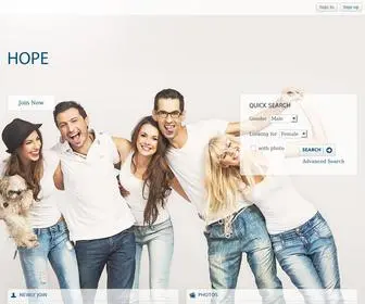 Hope.dating(FREE STD and Herpes Dating Site) Screenshot