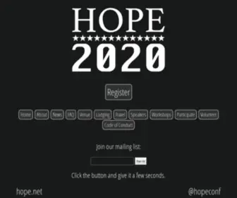 Hope.net(Extra HOPE) Screenshot