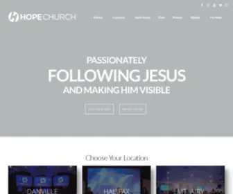 Hope4Today.net(Hope Church) Screenshot