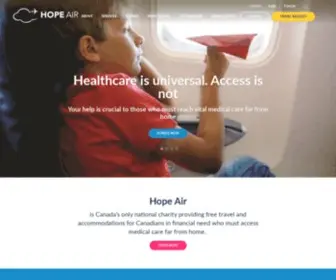 Hopeair.org(Hopeair) Screenshot