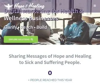Hopeandhealingsolutions.com(Hope and Healing Solutions Inc) Screenshot